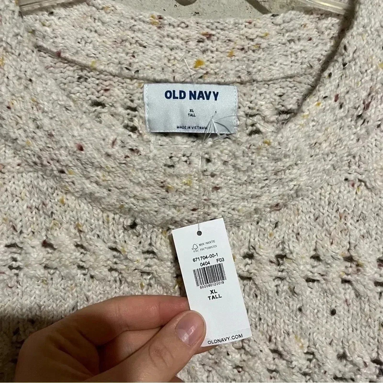 Old Navy Old Navy women's sz XL Tall Crewneck Sweater NWT Open Knit Size XL / US 12-14 / IT 48-50 - 3 Thumbnail