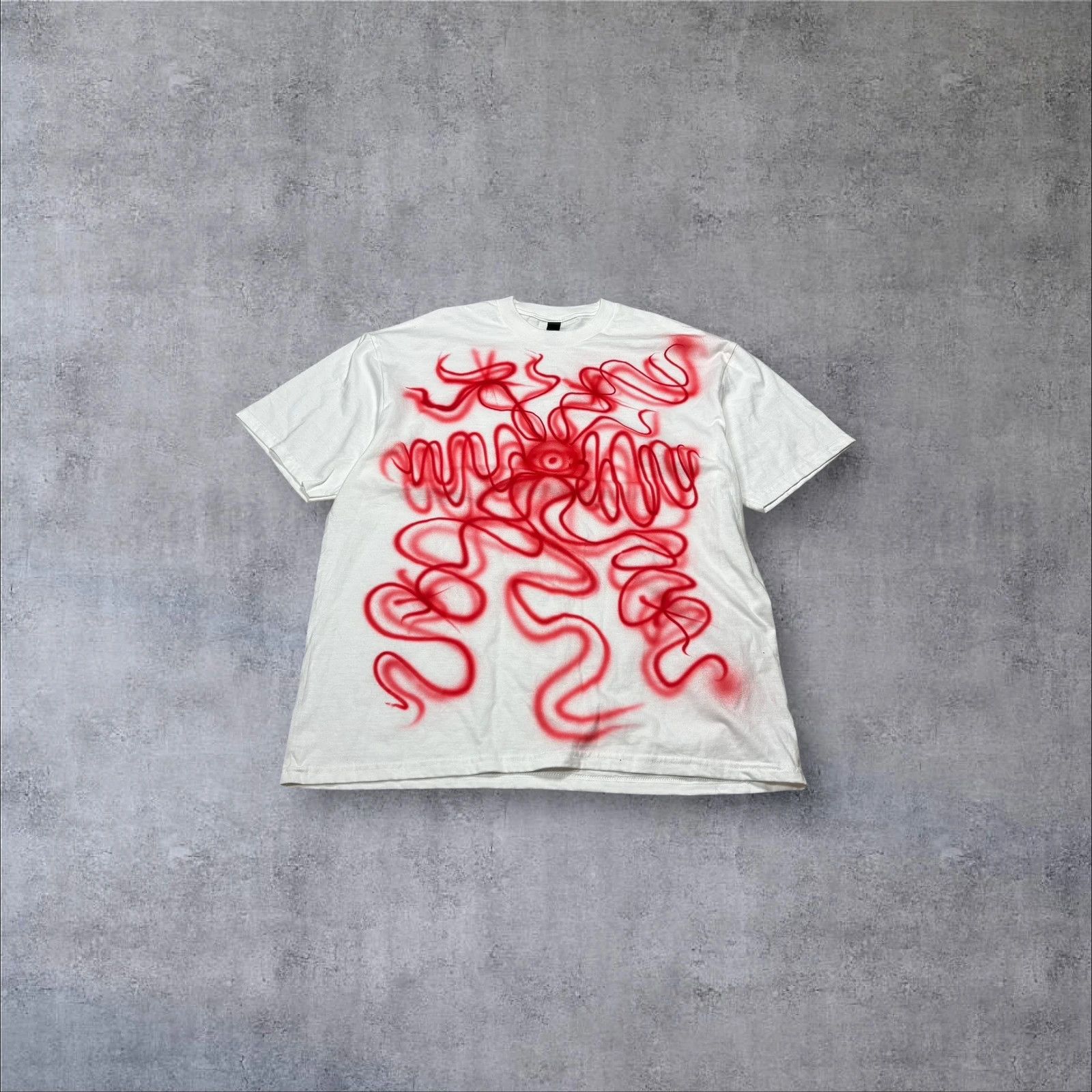 Japanese Brand Custom Airbrush Graphic T-Shirt XL Size US XL / EU 56 / 4 - 1 Thumbnail