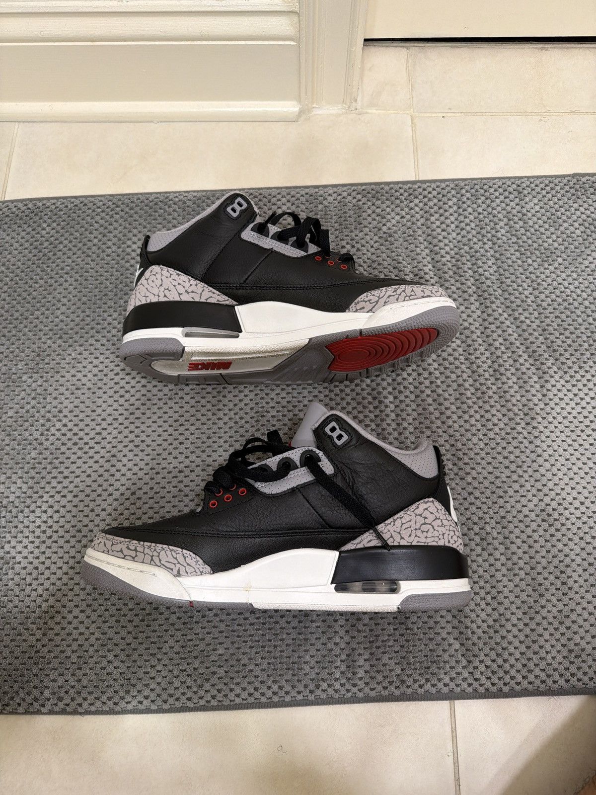 Jordan Brand Jordan 3 Black Cement Size US 9 / EU 42 - 5 Thumbnail