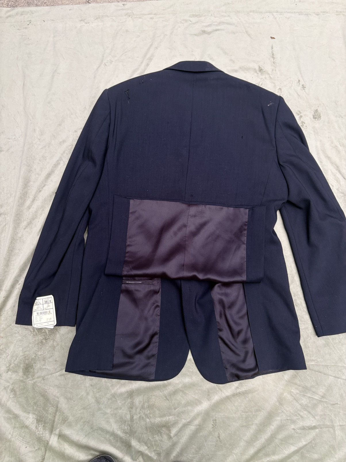 Emanuel Ungaro Emanuel by Emanuel Ungaro Navy 3-Button Wool Blazer Size 42 Size 42S - 9 Thumbnail