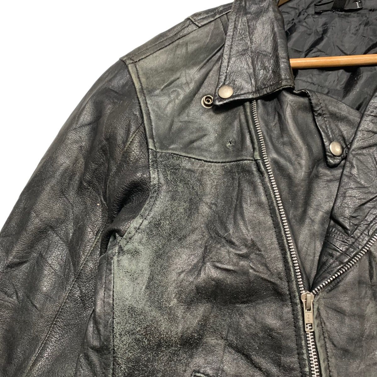 Other R Double Colar Leather Jacket Size US S / EU 44-46 / 1 - 6 Thumbnail