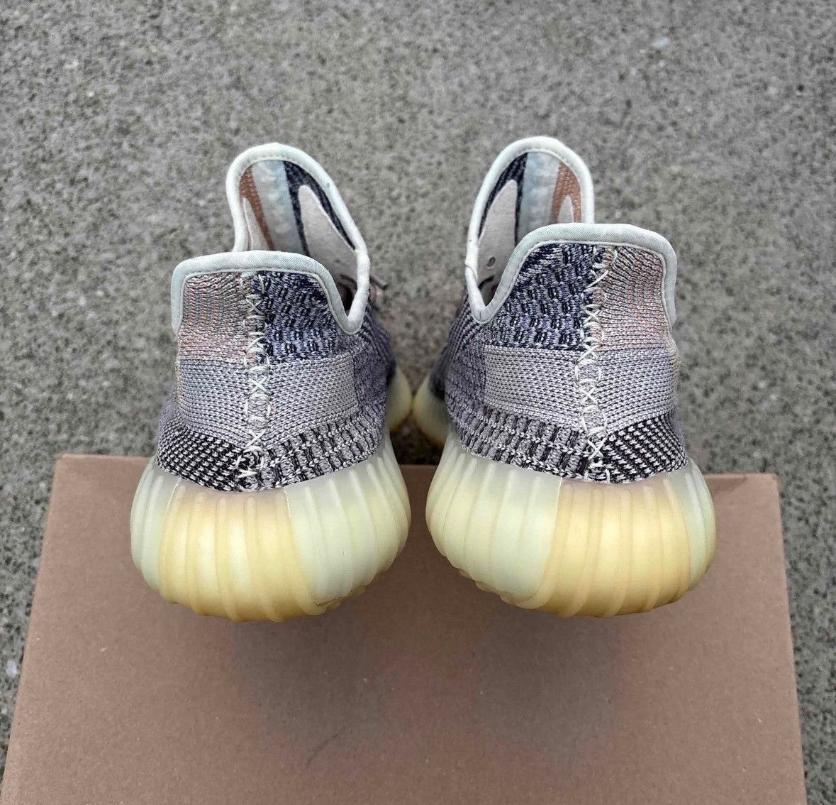 Yeezy Size 12 -Yeezy 350 V2 Ash Pearl USED NO BOX FAST SHIPPING Size US 12 / EU 45 - 6 Thumbnail