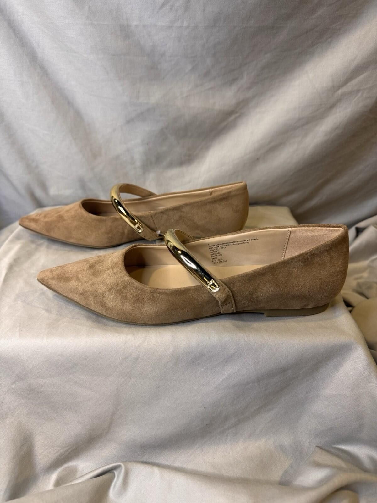 Other A New Day Cassidee Flats Taupe Size 6 NWT [A37] Size US 6 / IT 36 - 3 Thumbnail