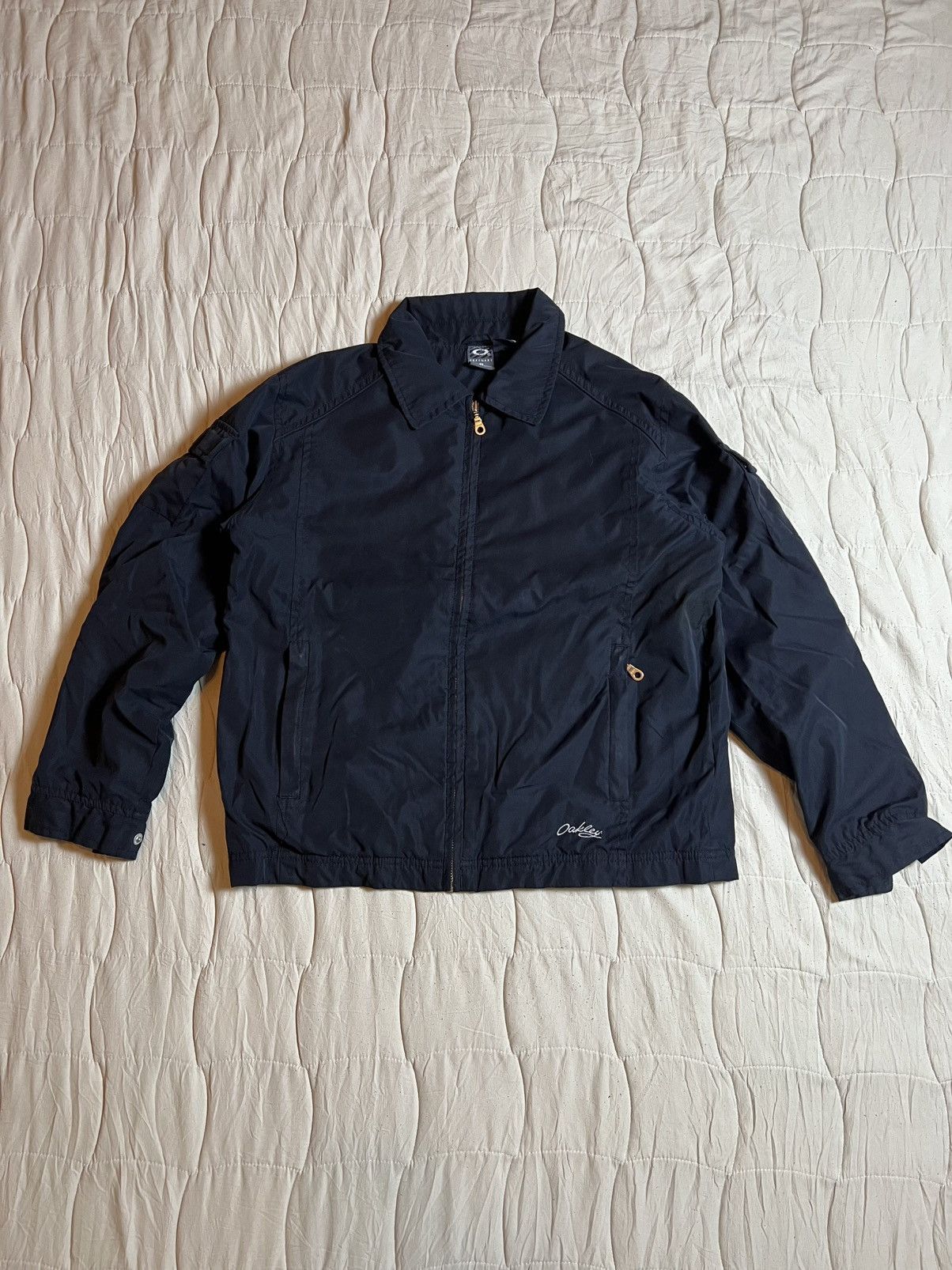 Oakley Vintage Oakley Software Women Black Zip Jacket Size Small Size S / US 4 / IT 40 - 1 Thumbnail