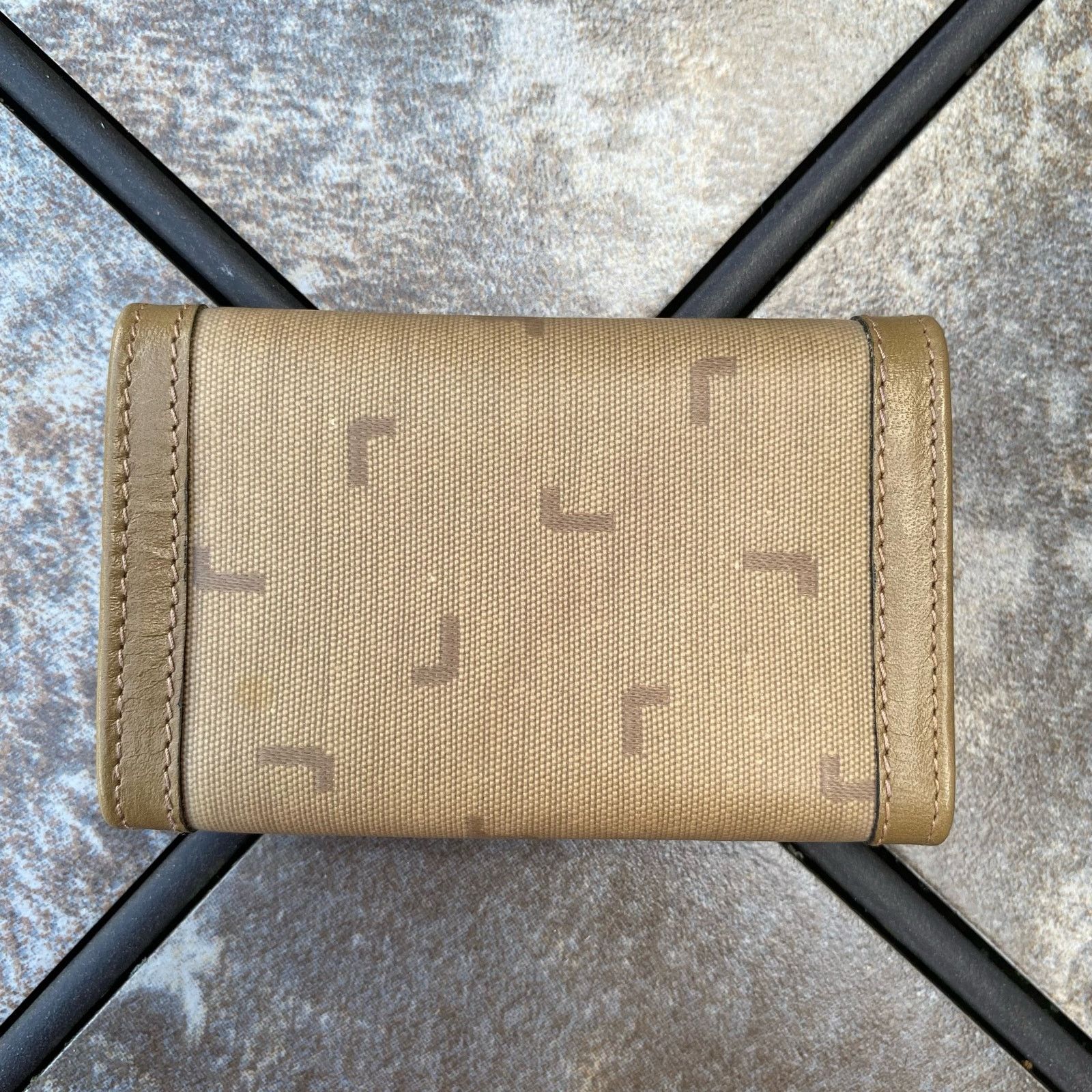 Lancel Lancel Vintage Tan Leather Wallet & Key Holder Set Size ONE SIZE - 9 Thumbnail