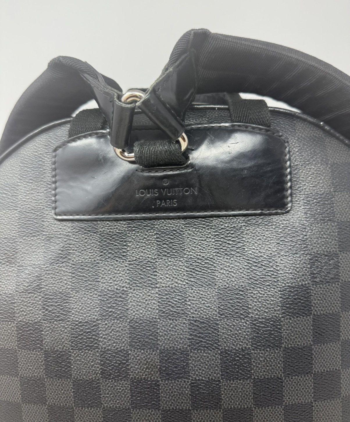 Louis Vuitton Louis Vuitton Josh Backpack Damier Graphite Black Leather Size ONE SIZE - 6 Thumbnail