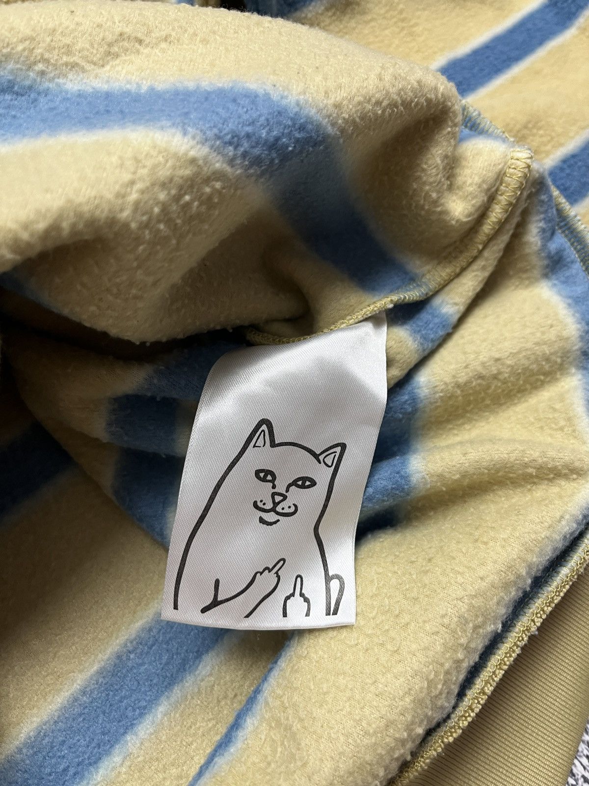 RIPNDIP Ripndip Fleece Sweater Jacket Striped Rip N Dip Rare Y2k Size US L / EU 52-54 / 3 - 6 Thumbnail