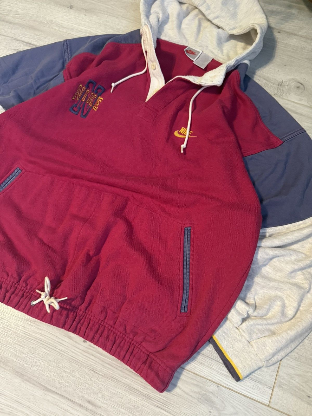 Nike Vintage Nike Hoodie jacket 90’s rare shirt big logo Size US L / EU 52-54 / 3 - 3 Thumbnail