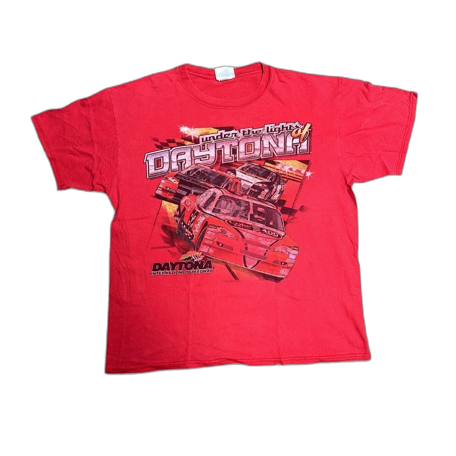 Chase Authentics Vitngae Faded NASCAR Daytona Red Shirt Chase Authentics XL S Size US XL / EU 56 / 4 - 1 Thumbnail