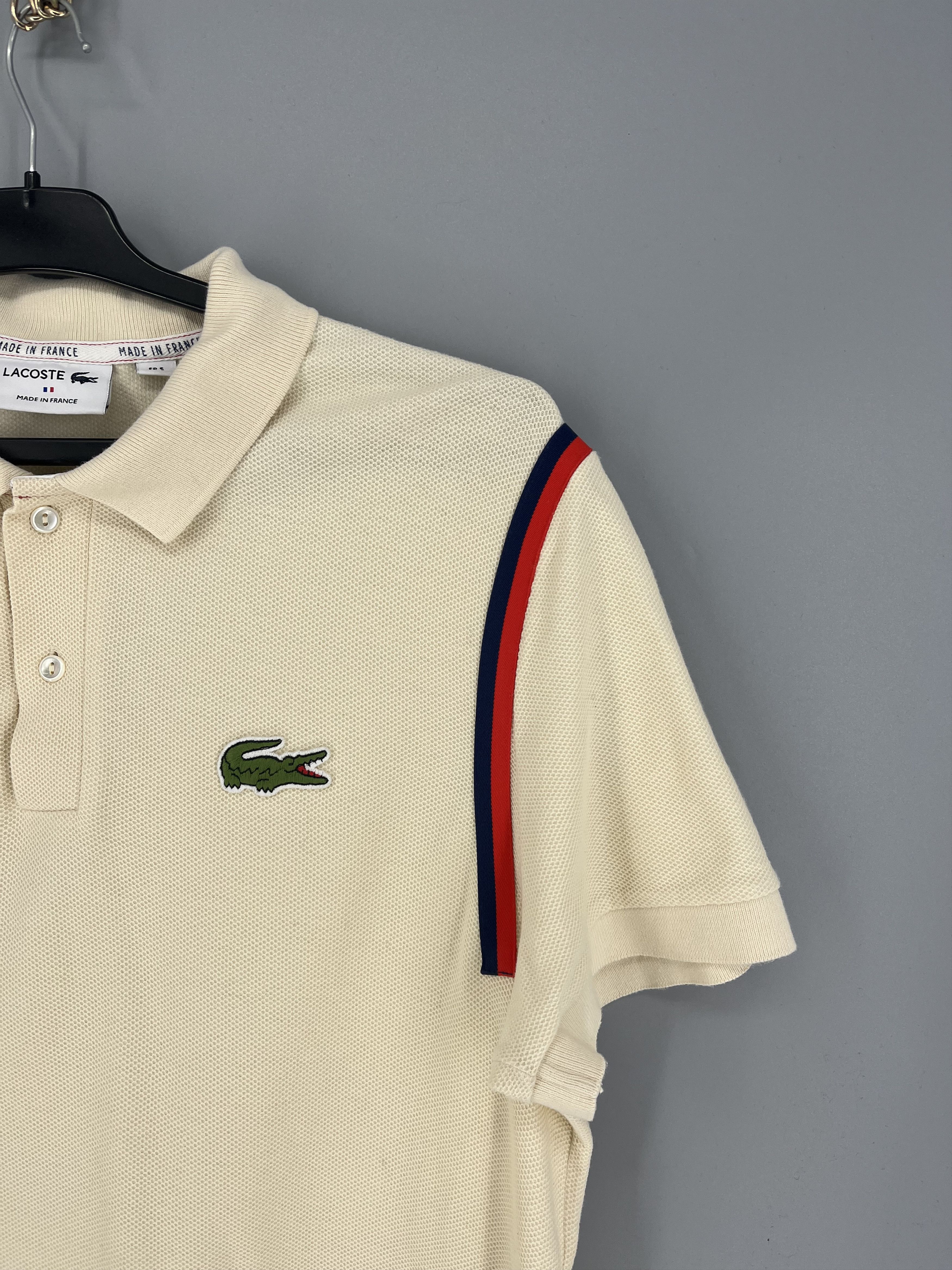 Lacoste LACOSTE Men's Polo Shirt Organic Cotton Big Croc Size US L / EU 52-54 / 3 - 5 Thumbnail