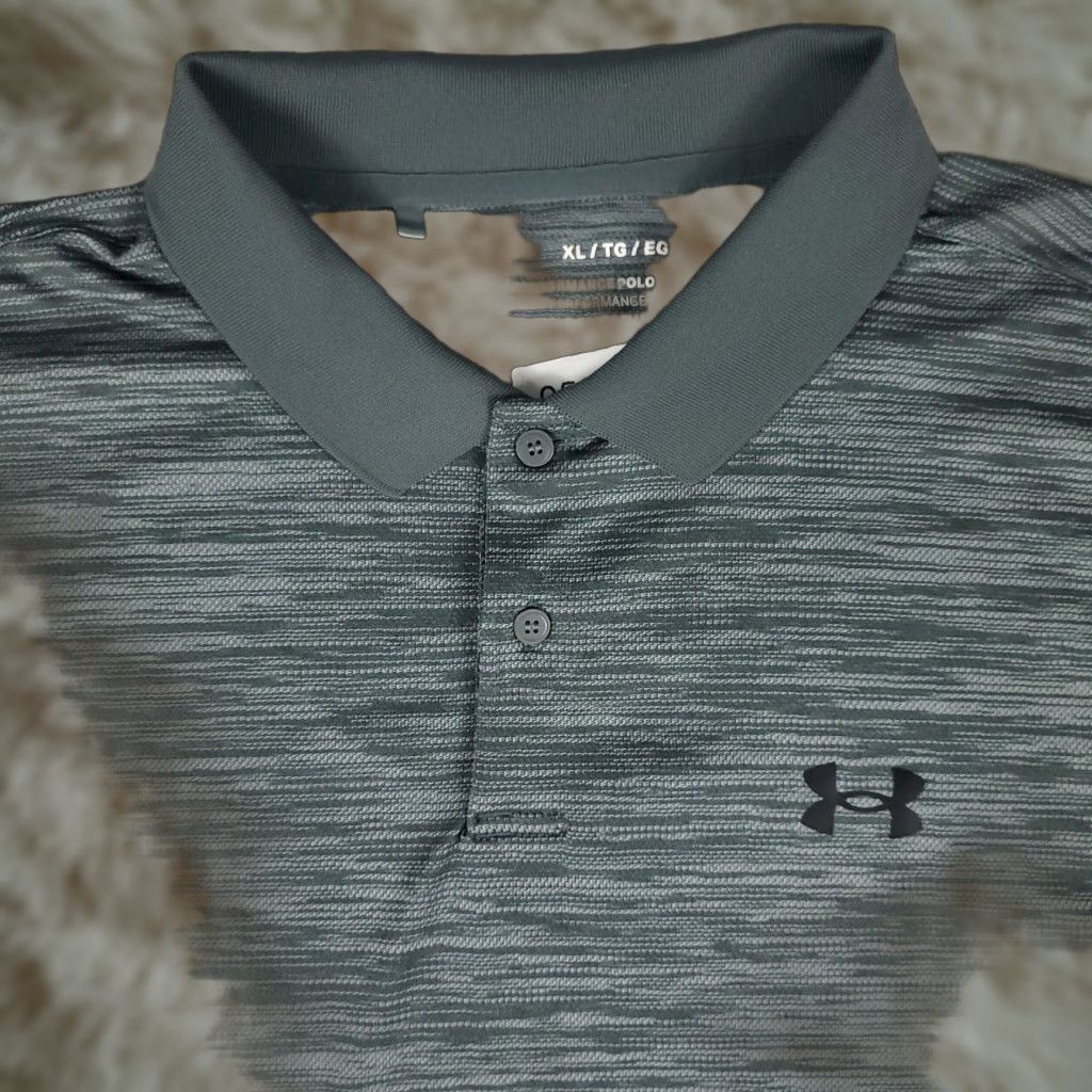 Under Armour Under Armour Polo Shirt Mens Size XL Gray Golf Casual Short Sleeve Size US XL / EU 56 / 4 - 1 Thumbnail