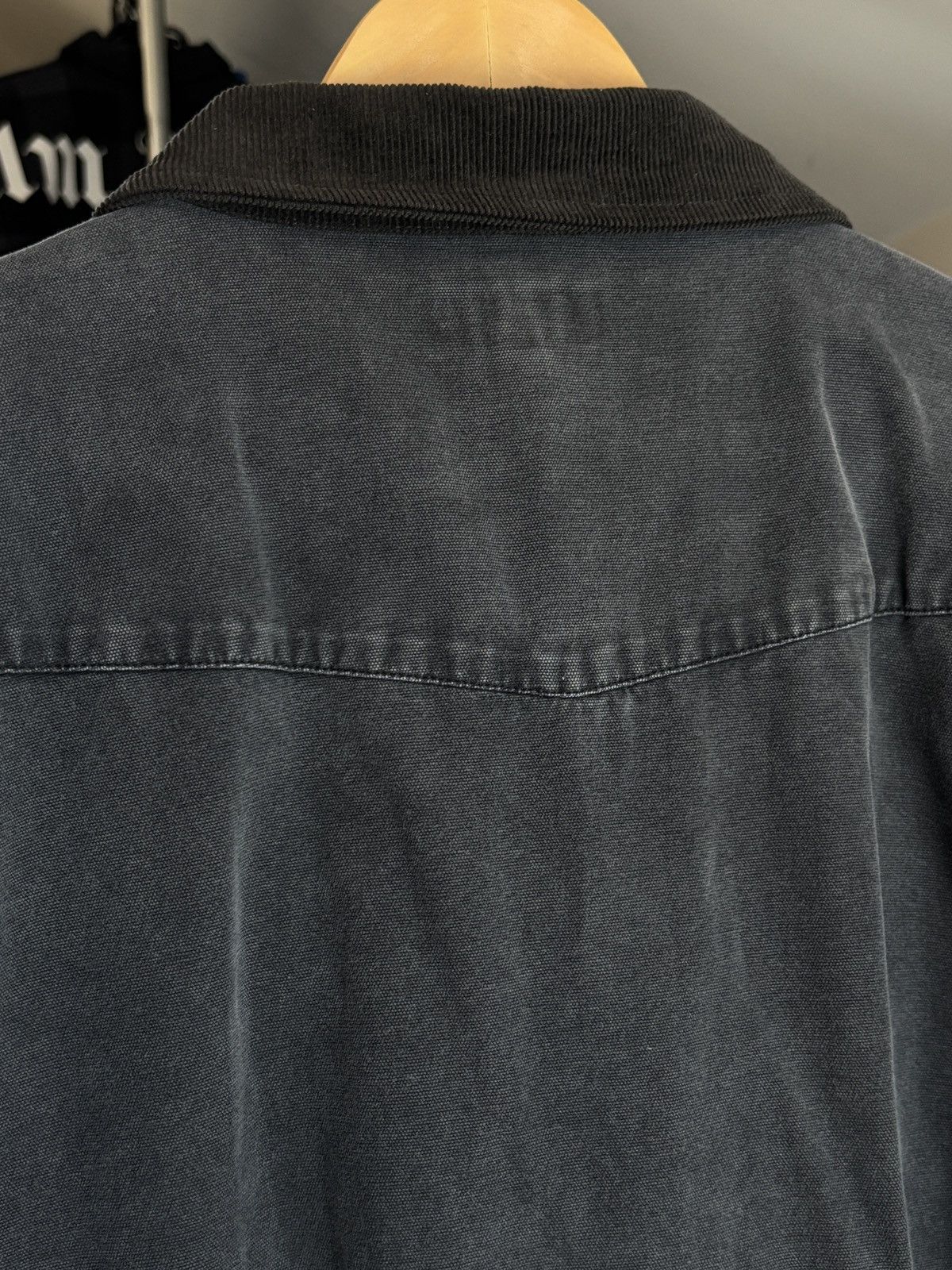 Stussy Vintage Stussy Japan Zip Up Dark Grey Denim Jacket Size US L / EU 52-54 / 3 - 8 Thumbnail