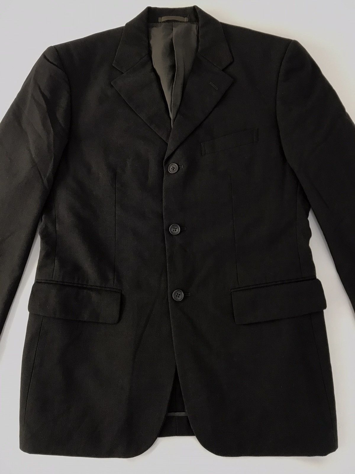Japanese Brand Kansai Yamamoto Homme Blazer Coat Jacket Simple Design Size US M / EU 48-50 / 2 - 3 Thumbnail