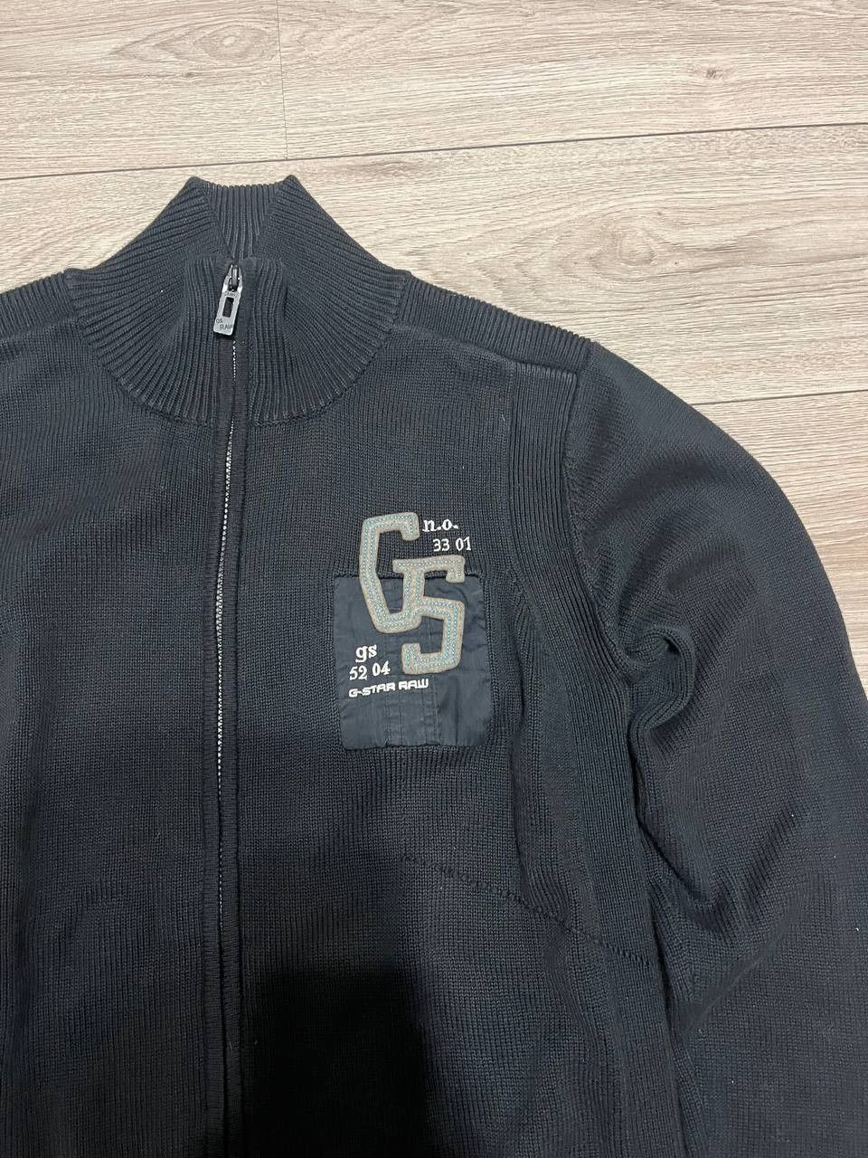 G-Star g star raw zip up sweatshirt mens size M Black Knit Size US M / EU 48-50 / 2 - 2 Thumbnail