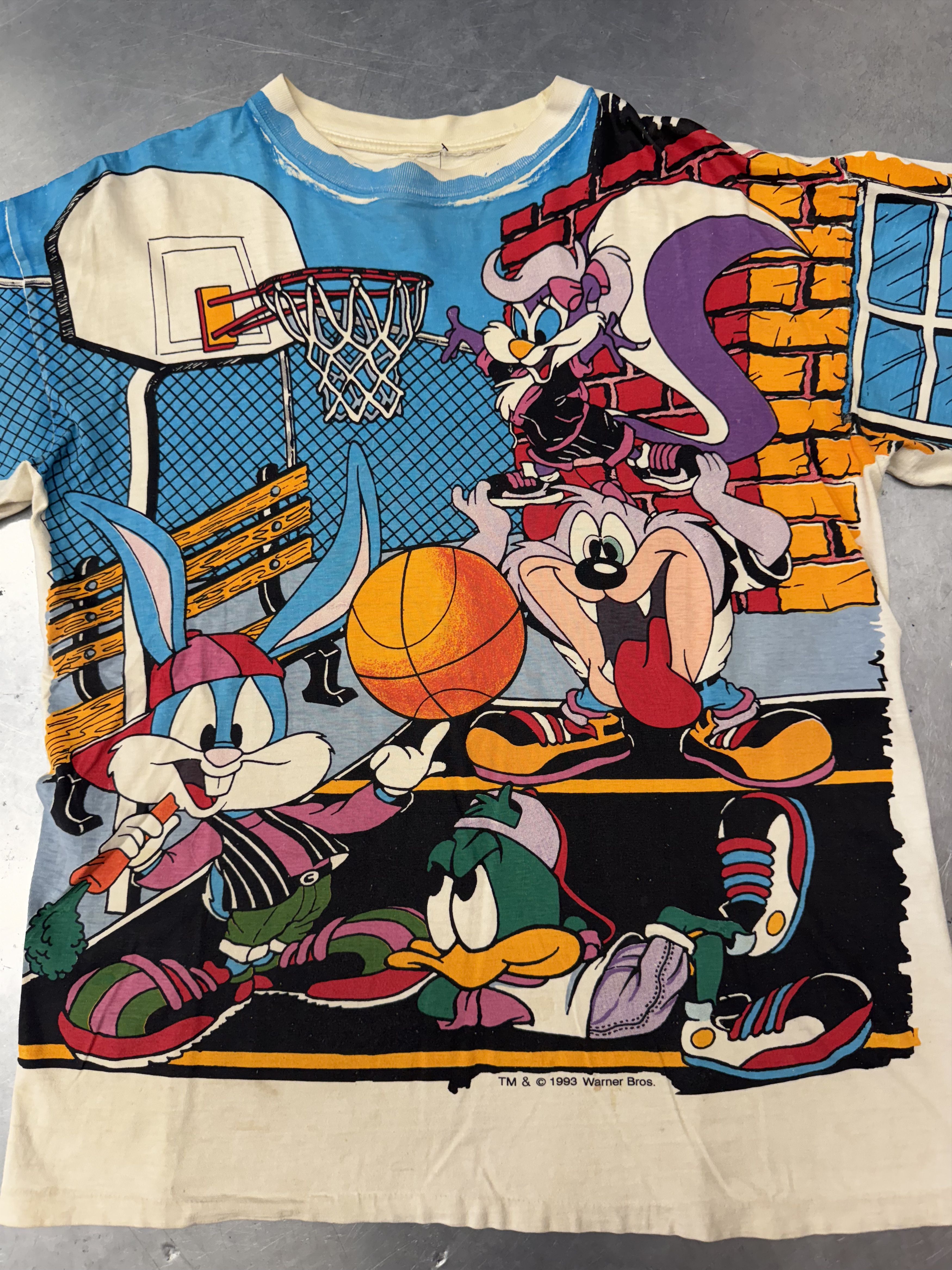 Warner Bros Vintage Rare Looney Tunes Tee Size US L / EU 52-54 / 3 - 2 Thumbnail