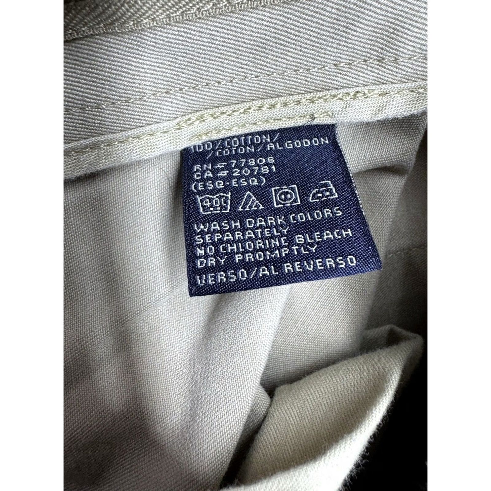 Tommy Hilfiger VINTAGE Tommy Hilfiger Cargo Pants Mens 38x29.5 Khaki Wide Leg Army Military T-1 Y2K Size US 38 / EU 54 - 4 Thumbnail