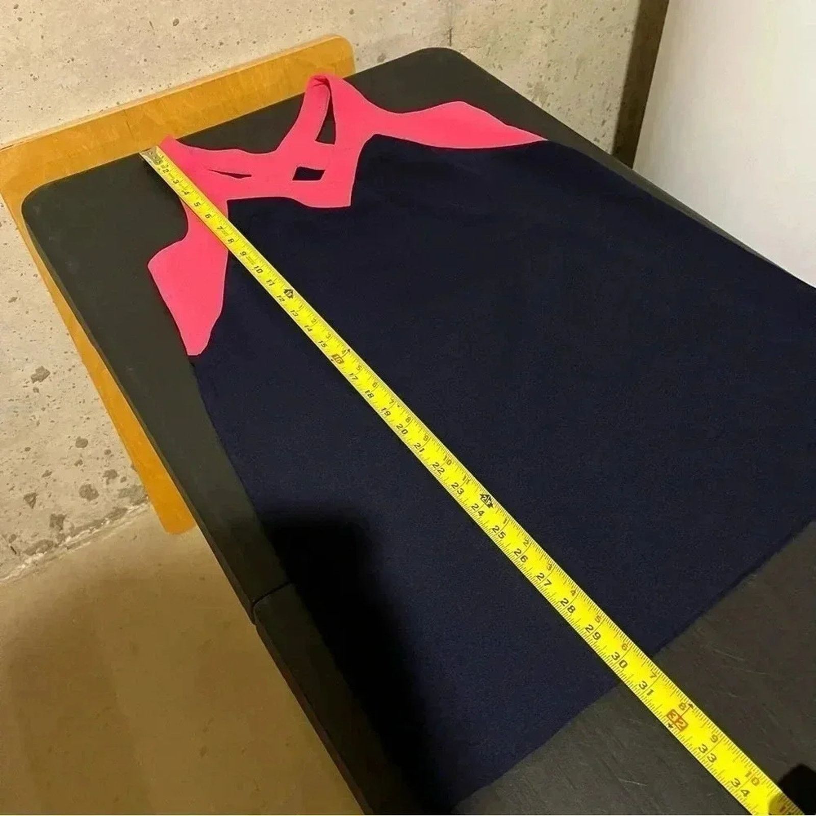 Other Felicity & Coco Dress Navy Blue Pink Sheath Dress Crepe Size M / US 6-8 / IT 42-44 - 4 Thumbnail