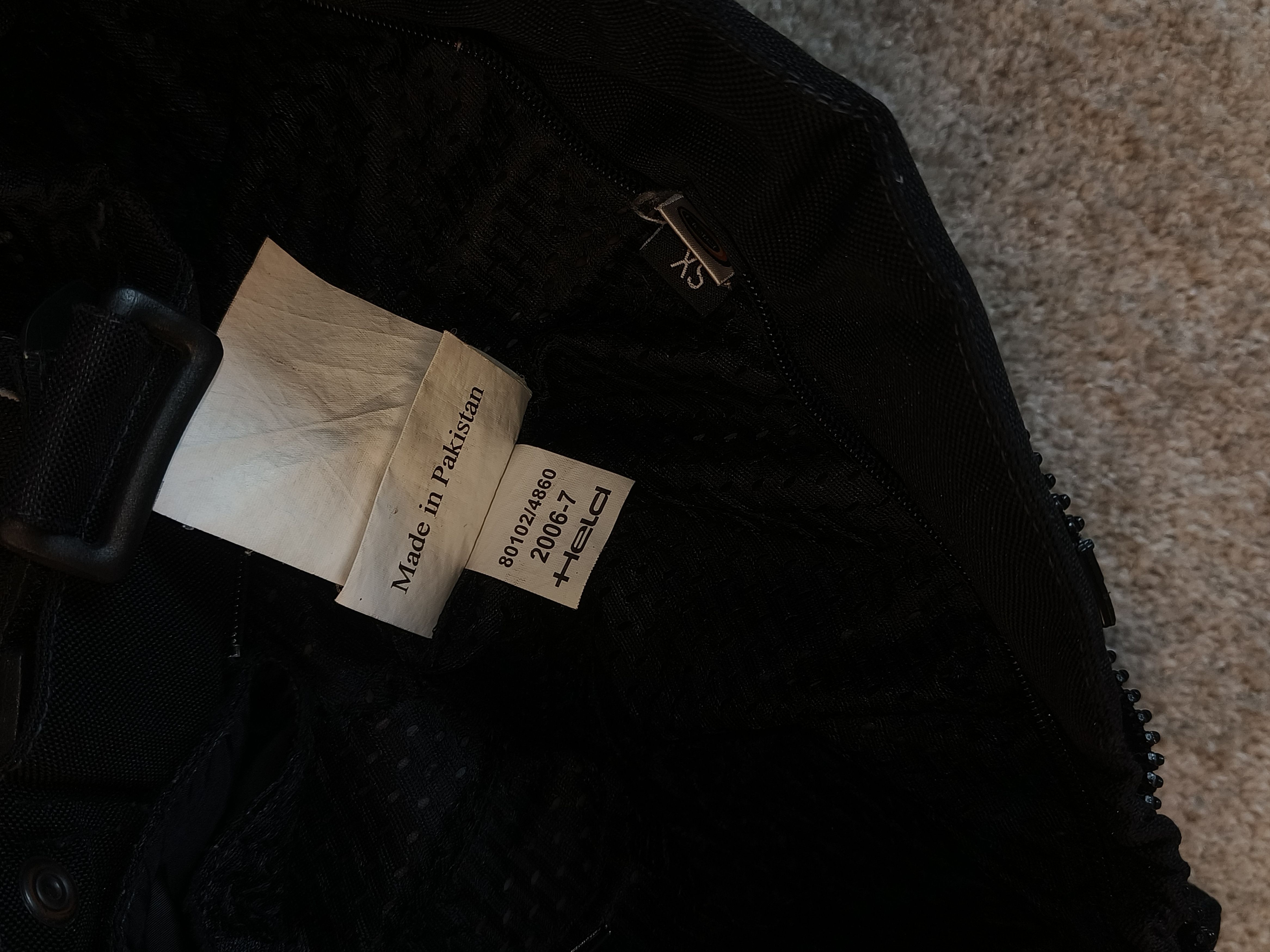 Vintage Held Motorcycle Pants Heavy-duty black textile riding pants Size US 31 - 5 Thumbnail
