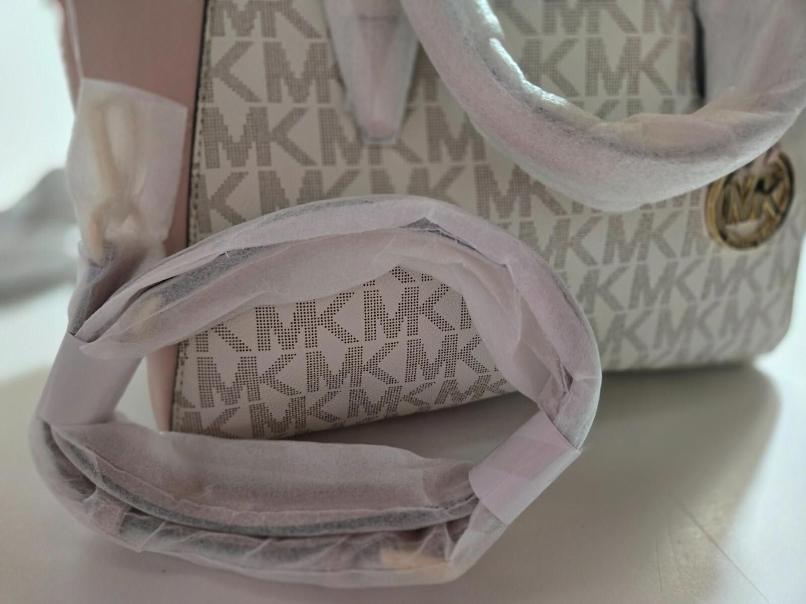 Michael Kors Michael Kors Ciara Top Zip Leather Satchel Handbag Ballet Size ONE SIZE - 5 Thumbnail