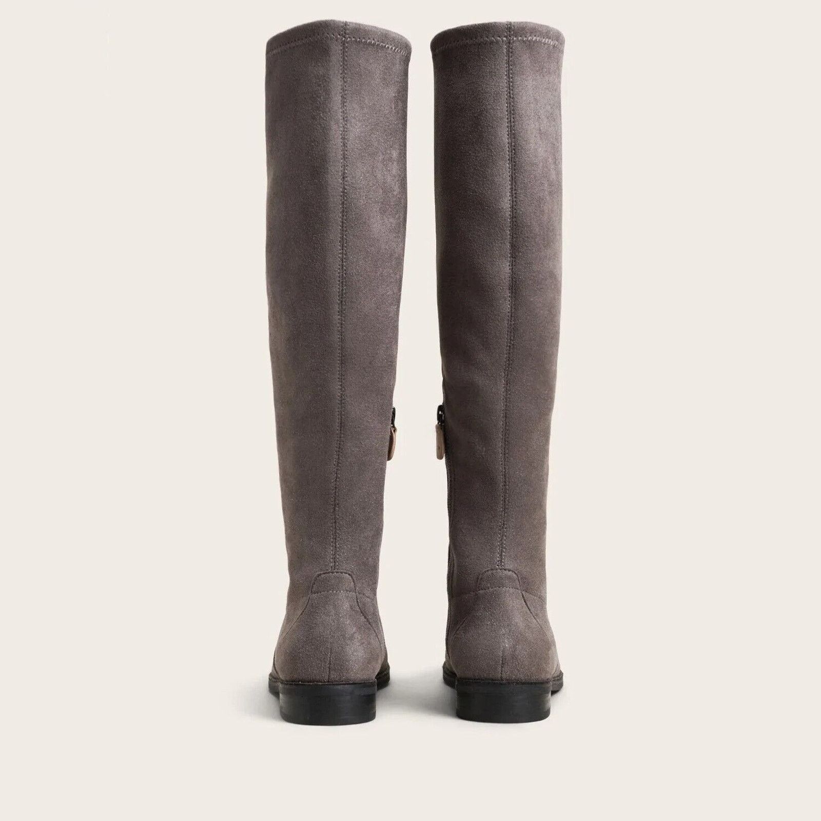Kenneth Cole Gentle Soul Kenneth Cole Women Grey Suede Tall Boots Size 5M Size US 5 / IT 35 - 3 Thumbnail