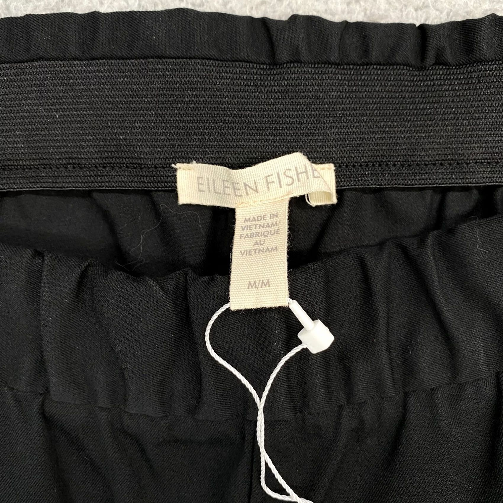 Eileen Fisher Eileen Fisher Pants Womens Medium Stretch Twill Black Pull On Size 32" / US 10 / IT 46 - 4 Thumbnail