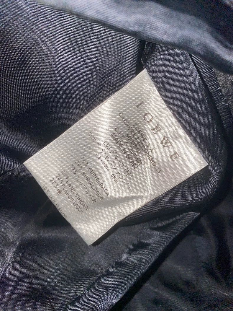 Loewe LOEWE Alpaca wool tweed small fragrance jacket Size US XS / EU 42 / 0 - 4 Thumbnail