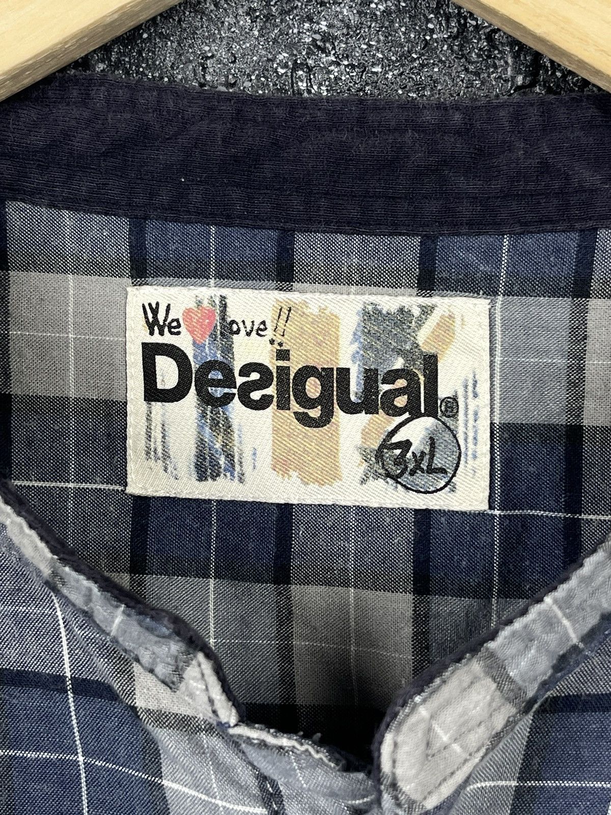 Desigual × Vintage Desigual 1/4 Button Up Shirt Men’s Size 3XL Size US XXL / EU 58 / 5 - 10 Thumbnail