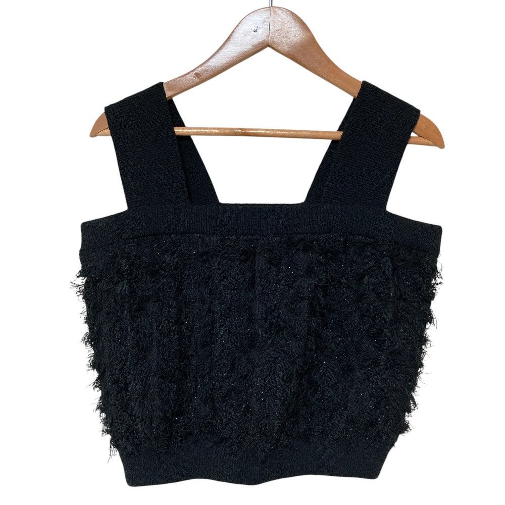Other Other Grace Continental Fringe Knit Bustier Textile Tops 0125148122 DUTY FREE for USA Size ONE SIZE - 1 Thumbnail