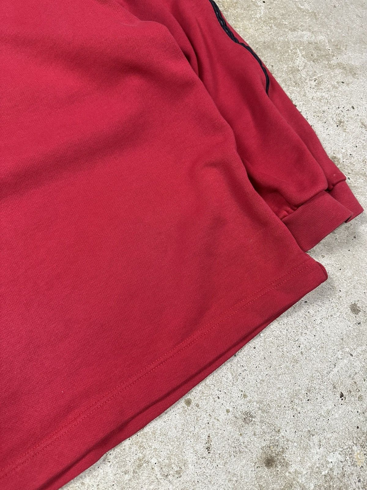 Nike × Vintage Vintage 90s Nike TN Red Half Zip Sweatshirt Swoosh SpellOut Size US XL / EU 56 / 4 - 5 Thumbnail