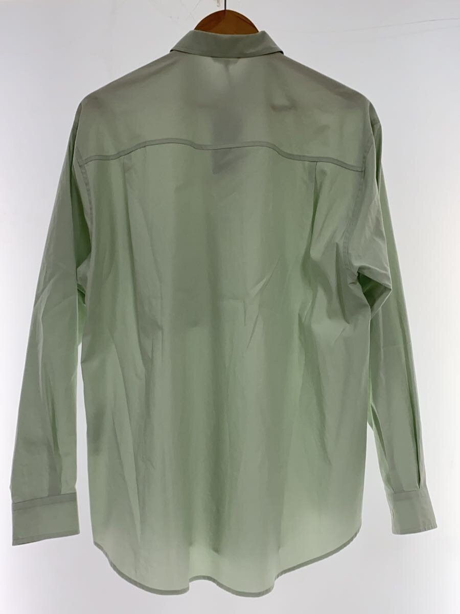 Auralee Green Cotton Long-sleeved Shirt Size US L / EU 52-54 / 3 - 2 Thumbnail