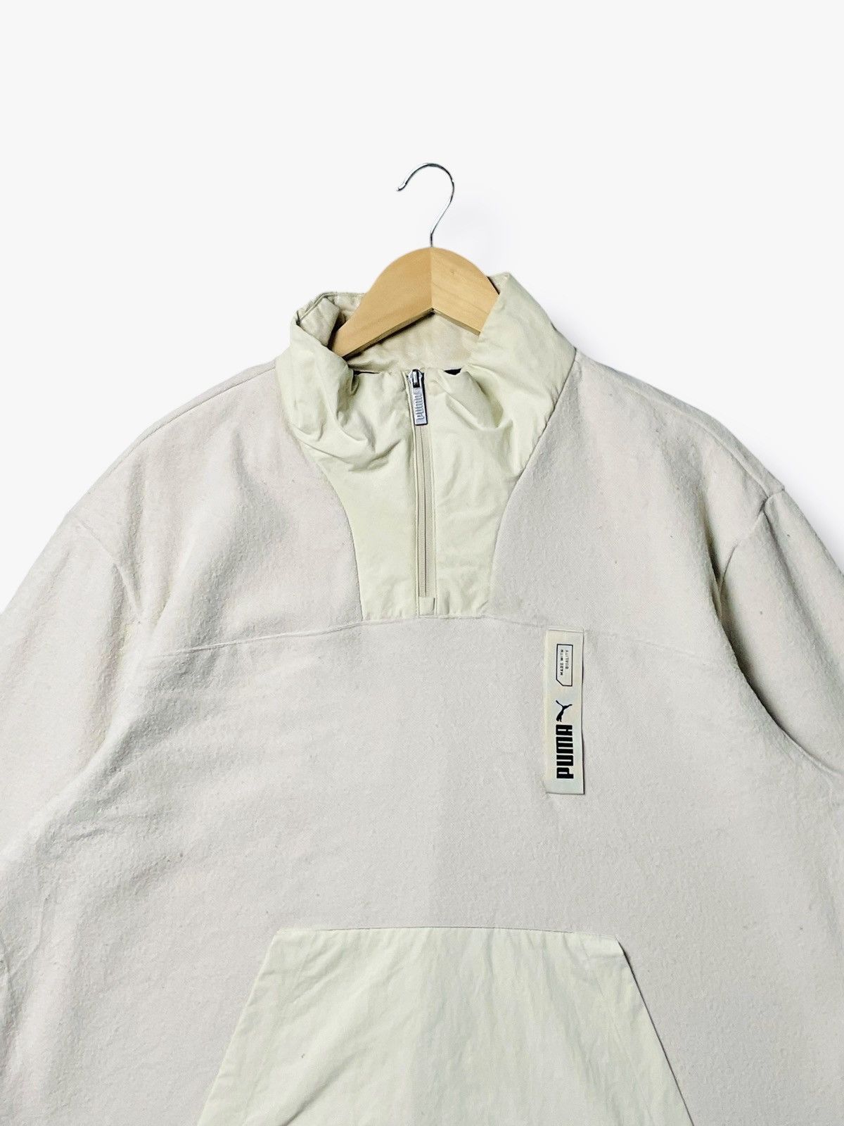 Puma × Vintage Vintage Puma Half Zipper Fleece Jacket (45) Size US XL / EU 56 / 4 - 2 Thumbnail