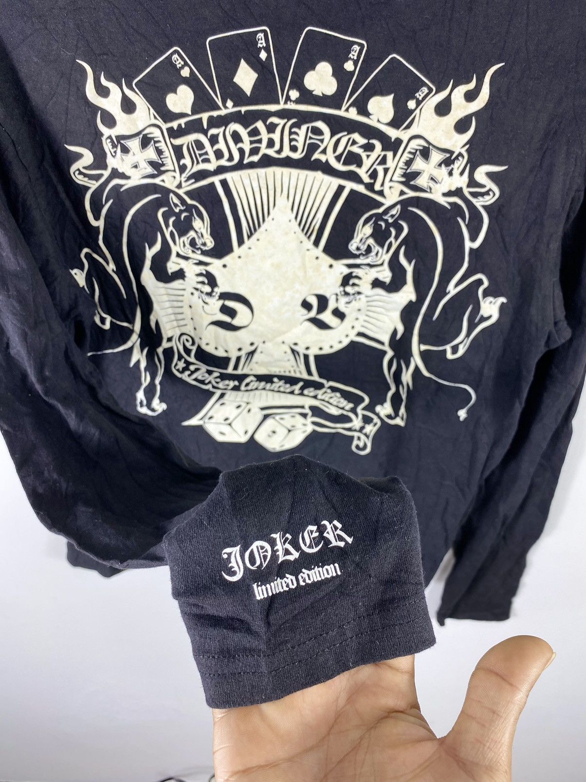 If Six Was Nine × Japanese Brand × Le Grande Bleu (L.G.B.) DIVINER JAPANESE JOKER LIMITED EDITION POKER LONG SLEEVE Size US L / EU 52-54 / 3 - 4 Thumbnail