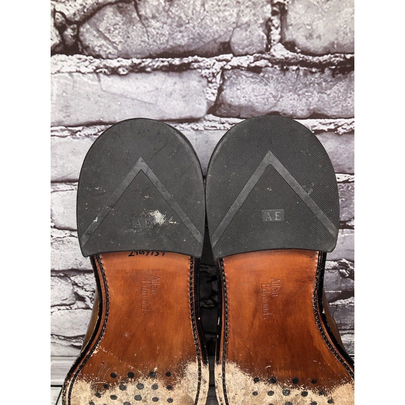 Allen Edmonds Allen Edmonds Dawson Brown Leather Derby Blucher Bicycle Dre Size US 13 / EU 46 - 16 Thumbnail