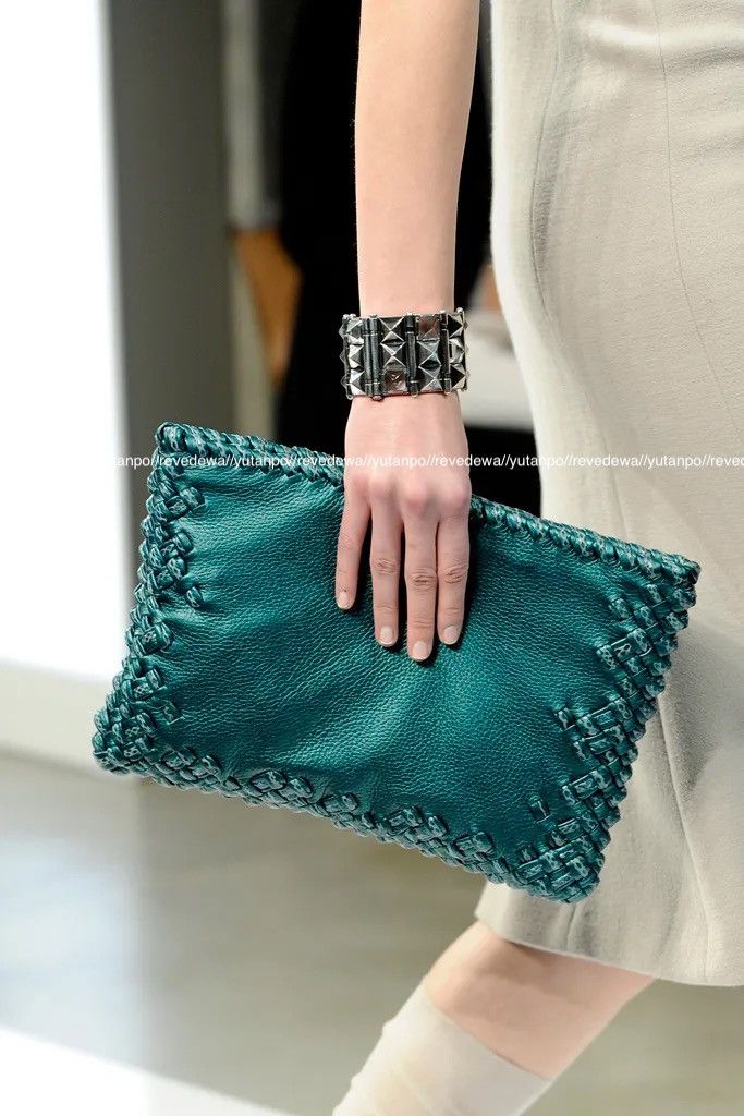 Bottega Veneta top-grade line runway Bottega Veneta leather clutch bag Size ONE SIZE - 12 Thumbnail