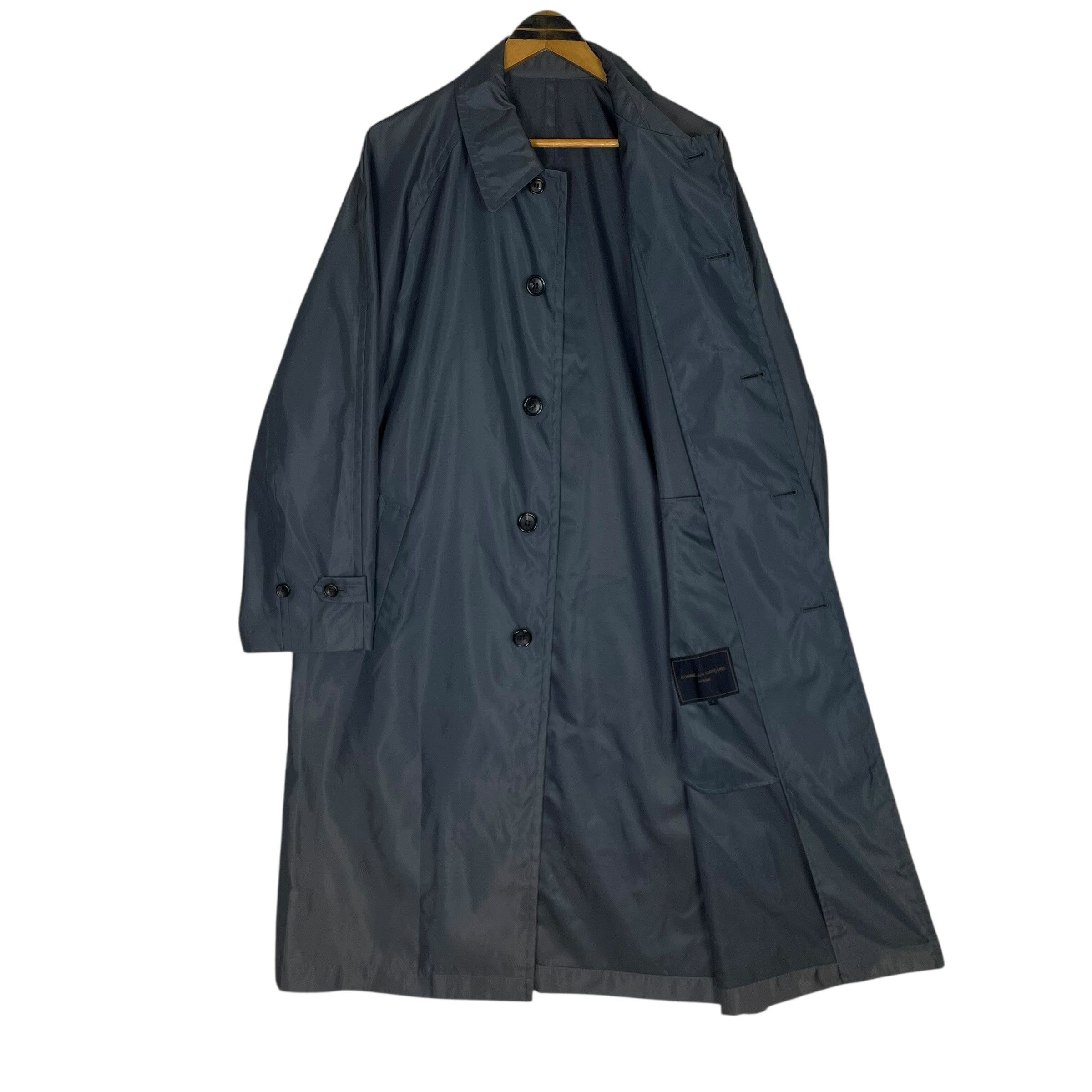 Comme des Garcons Homme Vintage Comme Des Garcons Homme S/S 1999 Nylon Car Coat Size US S / EU 44-46 / 1 - 9 Thumbnail
