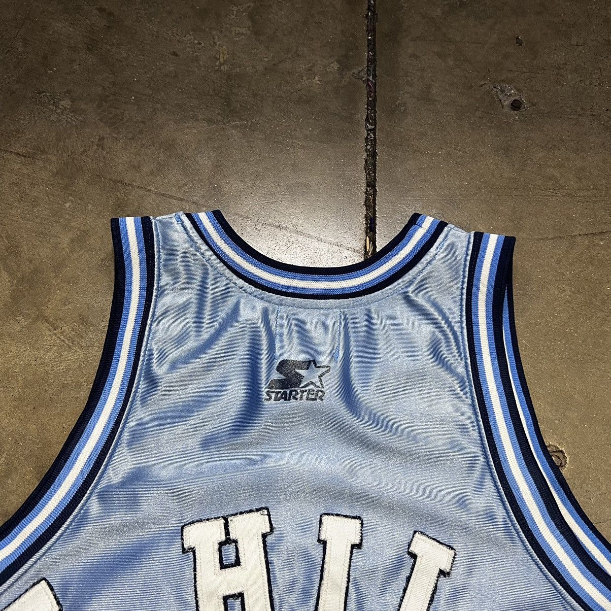 NCAA × Starter × Vintage Vintage 90s North Carolina UNC TarHeels Basketball Jersey #7 Size US L / EU 52-54 / 3 - 7 Thumbnail