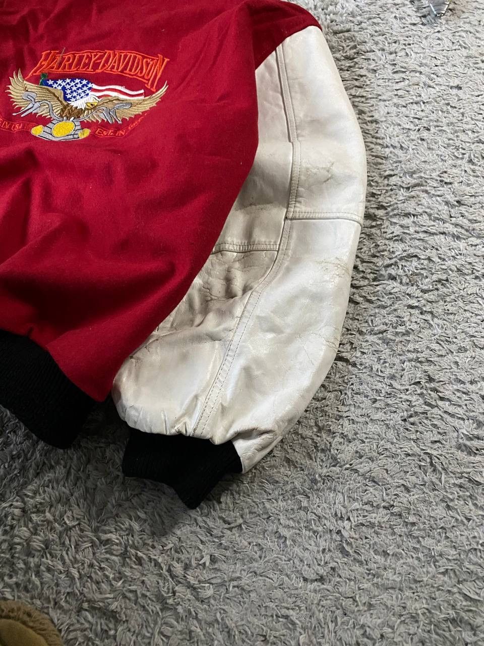 Harley Davidson × Vintage 00s Harley-Davidson Bomber Streetwear Vintage Motor Big Logo Size US M / EU 48-50 / 2 - 5 Thumbnail