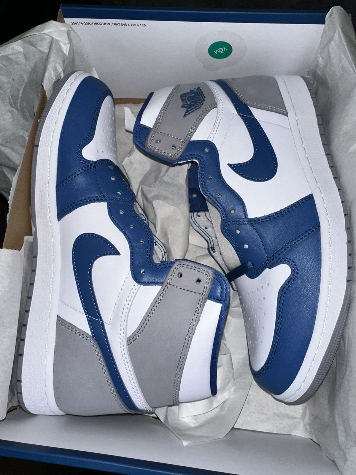 Jordan Brand Jordan 1 True Blue Size US 11 / EU 44 - 1 Thumbnail