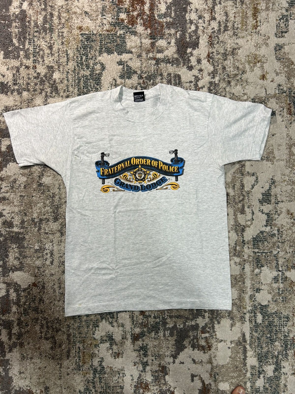 Vintage 90s Fraternal Order of Police Tee Size US L / EU 52-54 / 3 - 1 Thumbnail