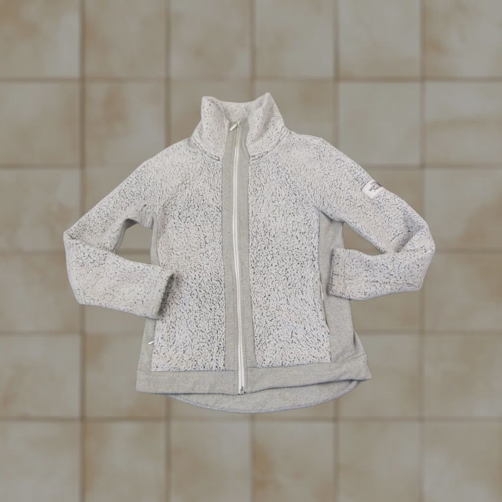 The North Face The North Face Jacket Womens Small Gray Fuzzy Fleece Full Zip Outdoor Size S / US 4 / IT 40 - 1 Thumbnail