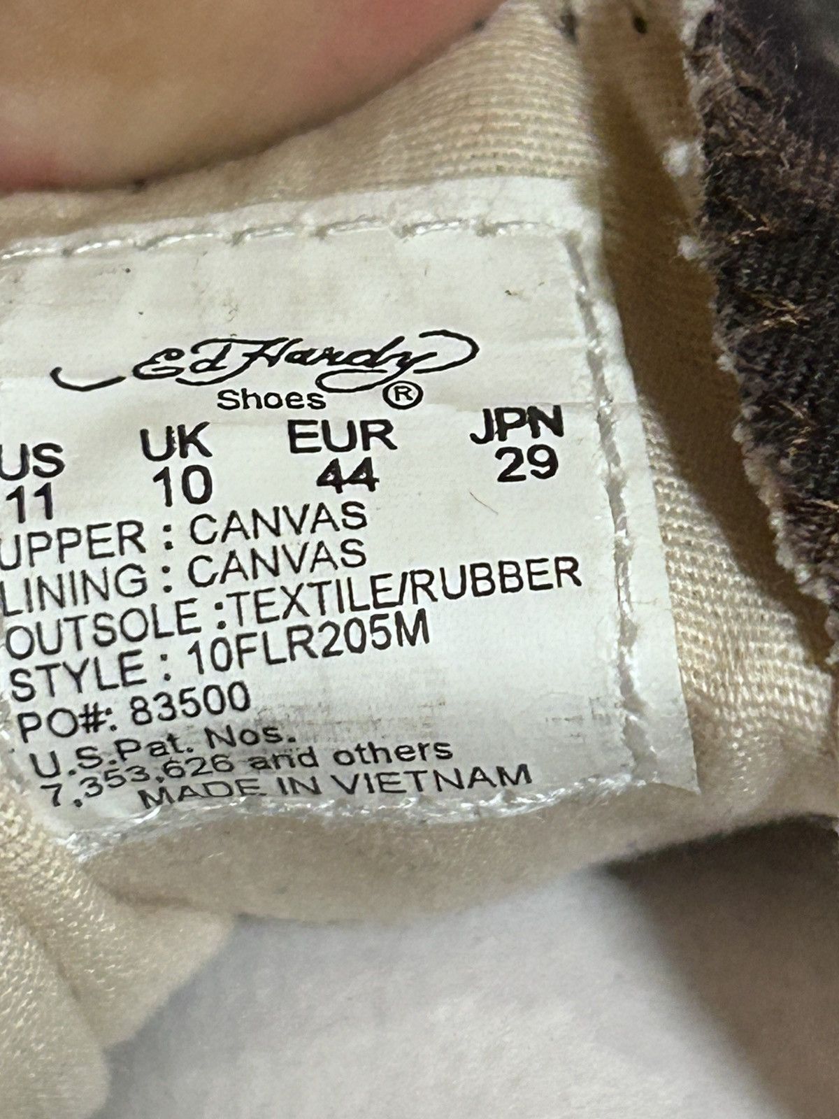Ed Hardy Ed Hardy Brown Sneakers Slip Vintage Y2K avant garde Size US 10.5 / EU 43-44 - 4 Thumbnail