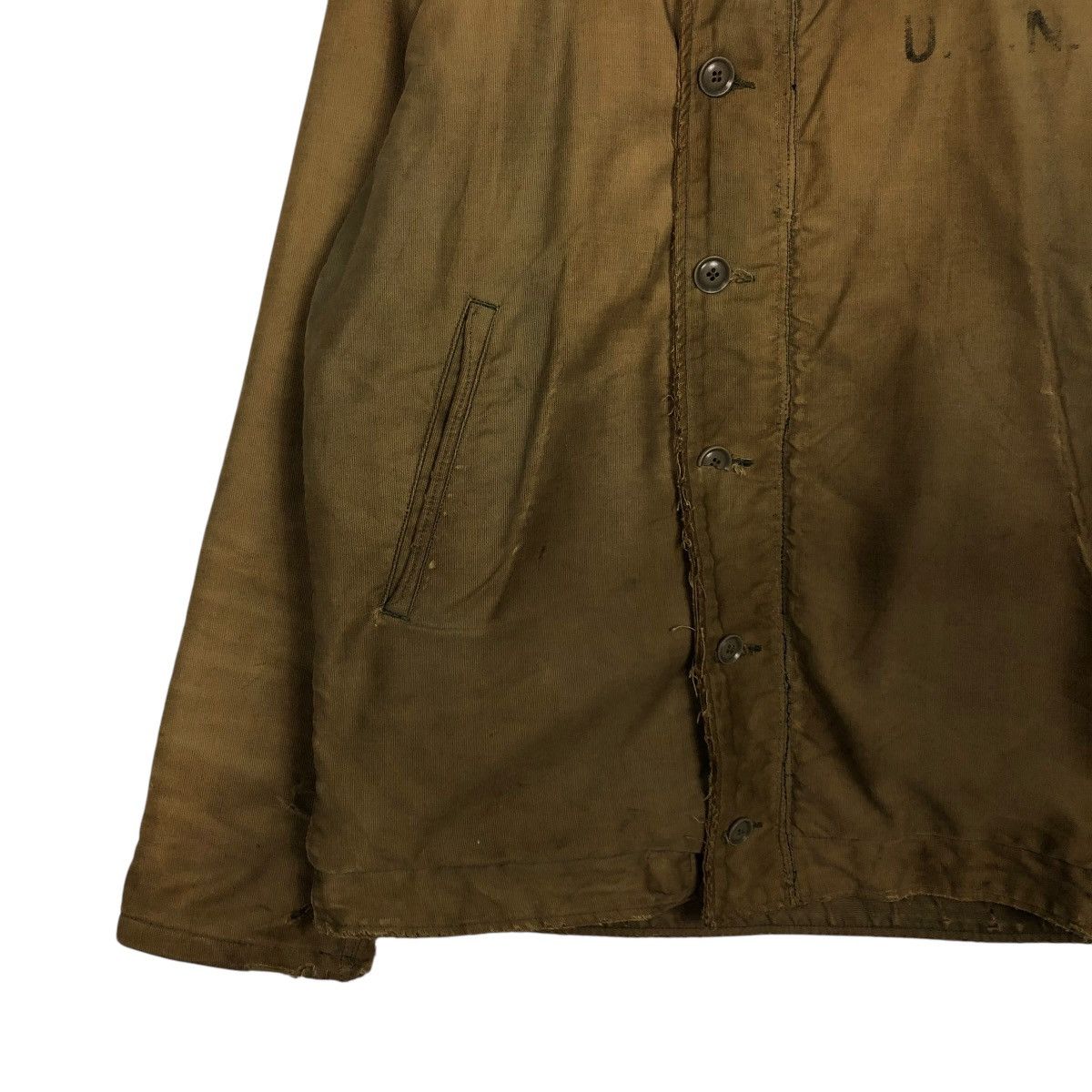 Vintage 🔥TRUE VINTAGE 40’s DECK JACKET NAVY DEPARTMENT USN JACKET Size US M / EU 48-50 / 2 - 6 Thumbnail