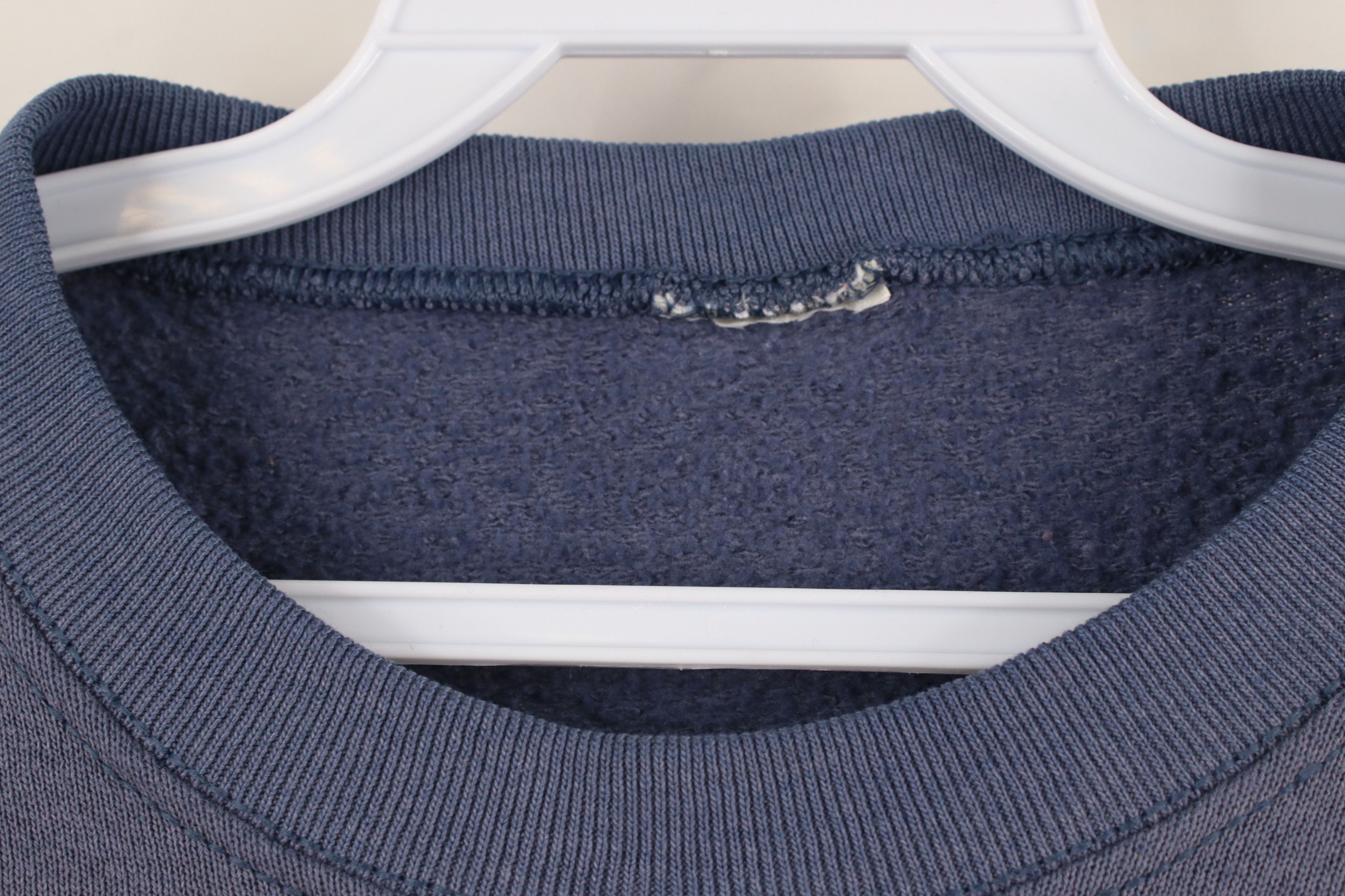 Vintage Vintage 90s Old Navy Spell Out Crewneck Sweatshirt Blue Size M / US 6-8 / IT 42-44 - 8 Thumbnail