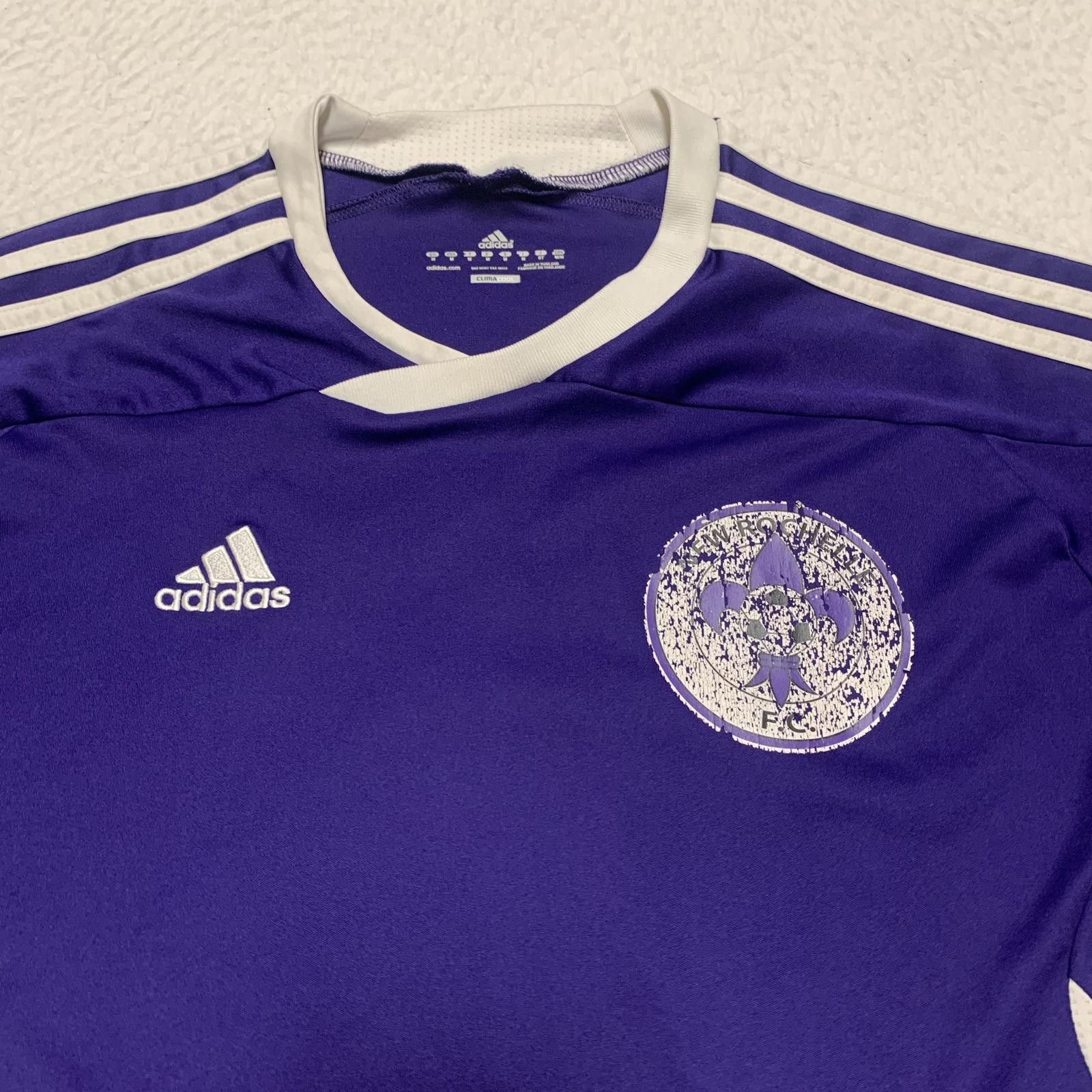 Adidas Adidas Clima Cool Men's Medium Purple Soccer Jersey Size US M / EU 48-50 / 2 - 4 Thumbnail