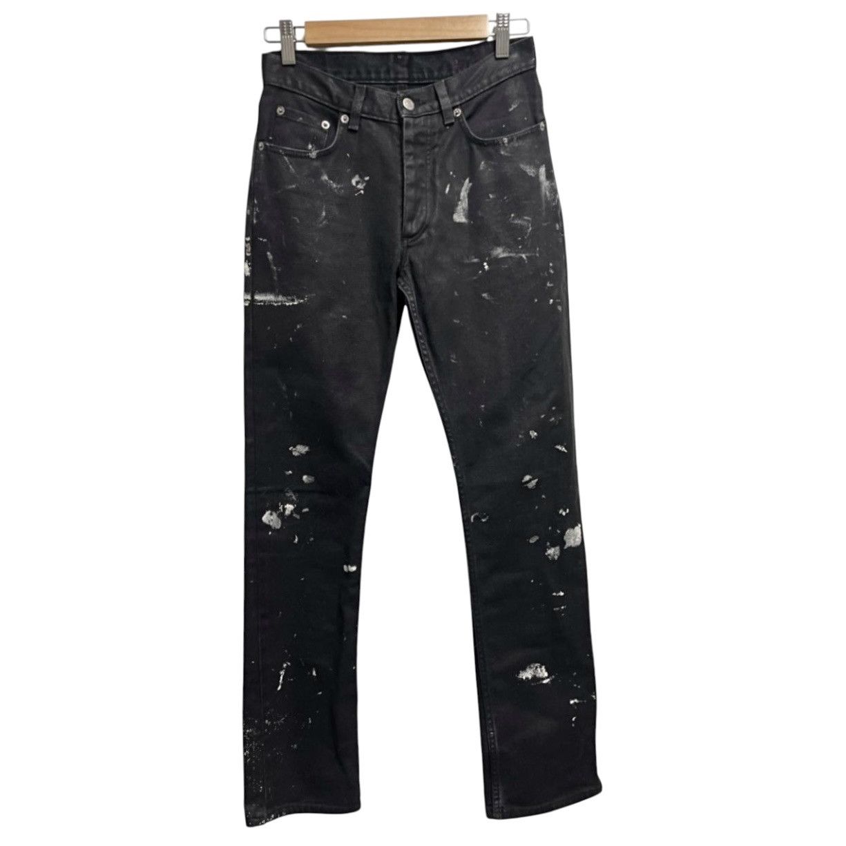 Helmut Lang Helmut lang painted waxed denim Size US 27 - 1 Thumbnail