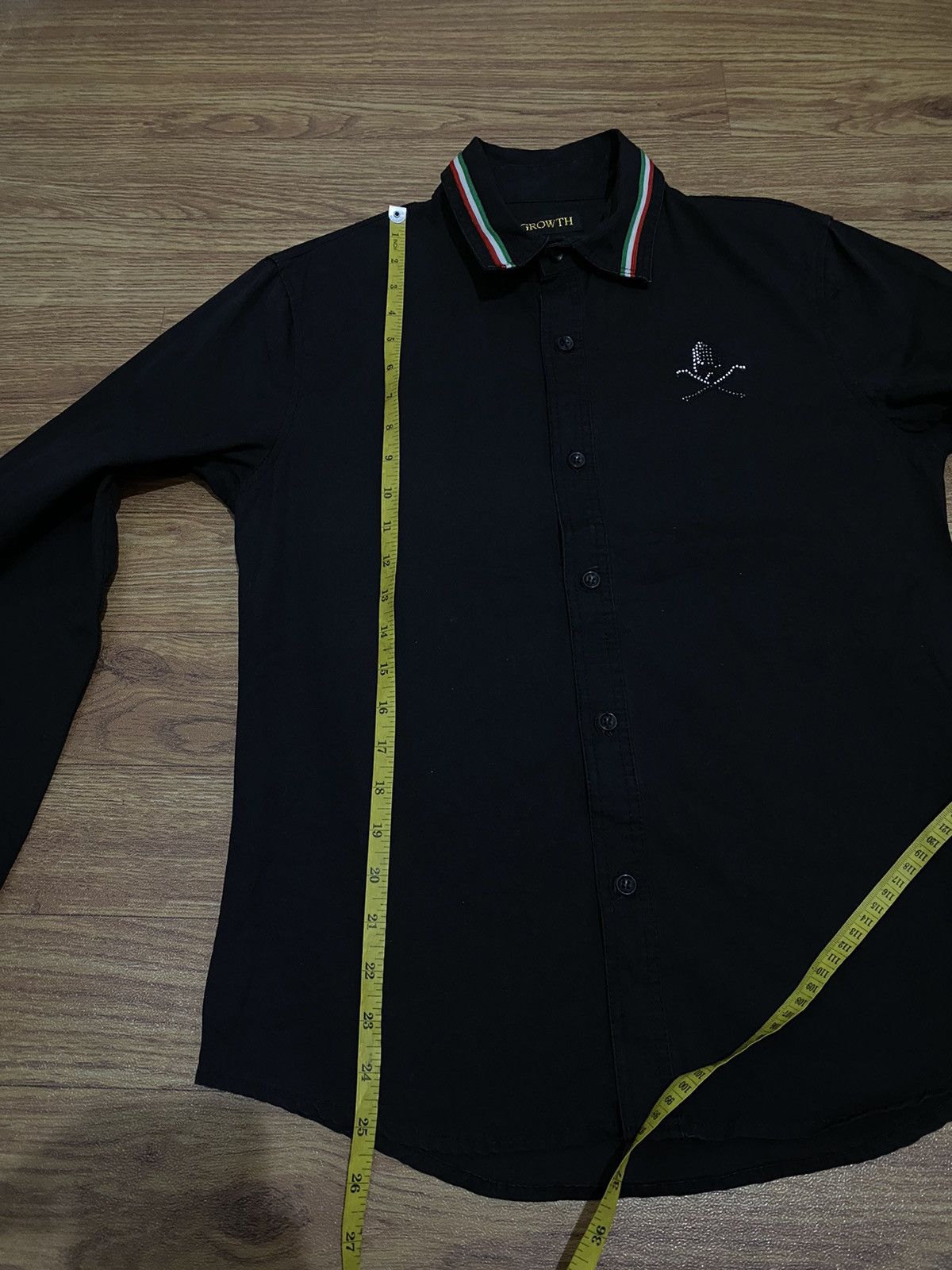 Hysteric Glamour × If Six Was Nine × Japanese Brand Y2k Growth skull ifsixwasnine button Shirt Size US L / EU 52-54 / 3 - 9 Thumbnail