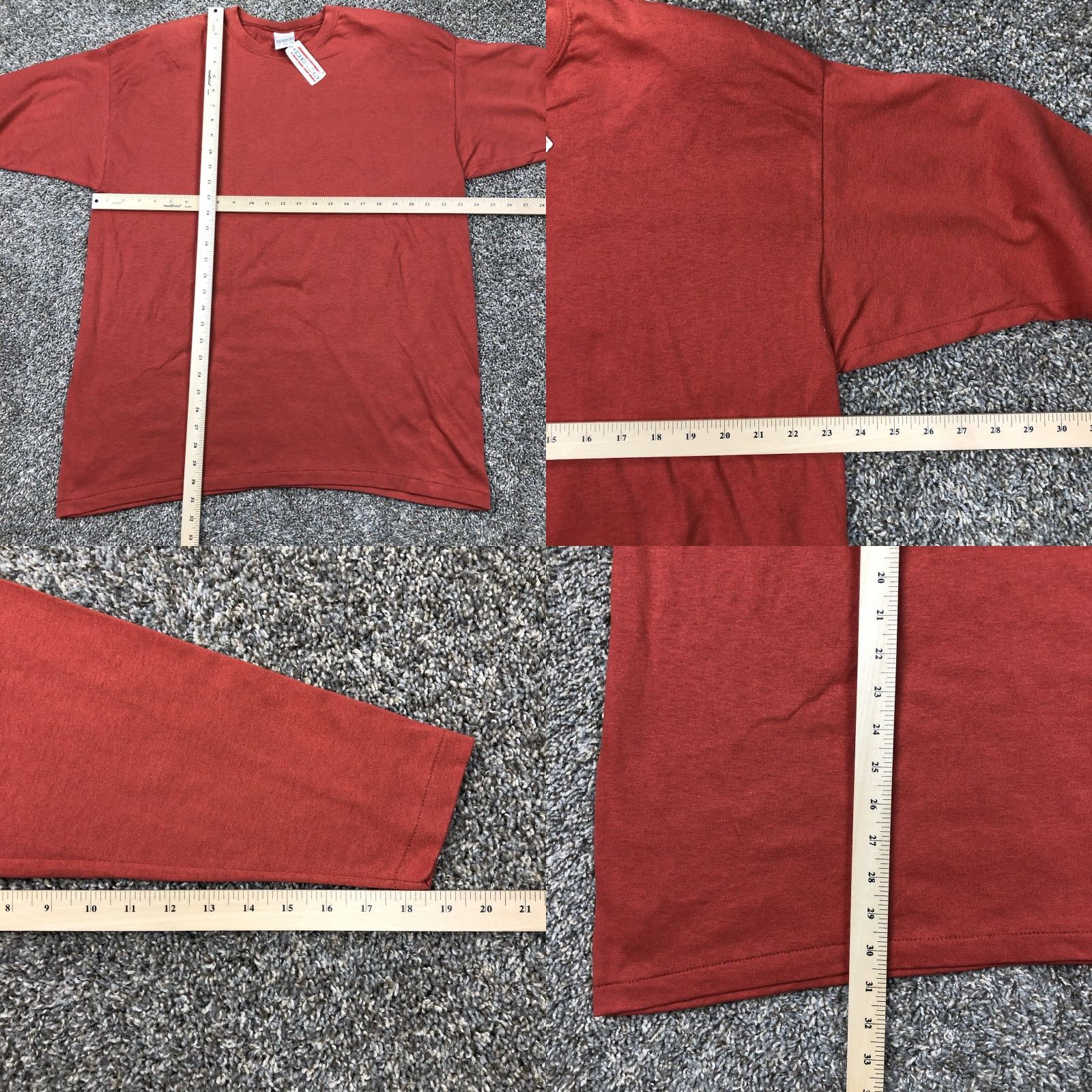 Vintage VINTAGE Decosport T-Shirt Long Sleeve Orange 2XL Unisex Adults 90s 50/50 Blank Crew Neck New With Tags Size US XXL / EU 58 / 5 - 8 Thumbnail