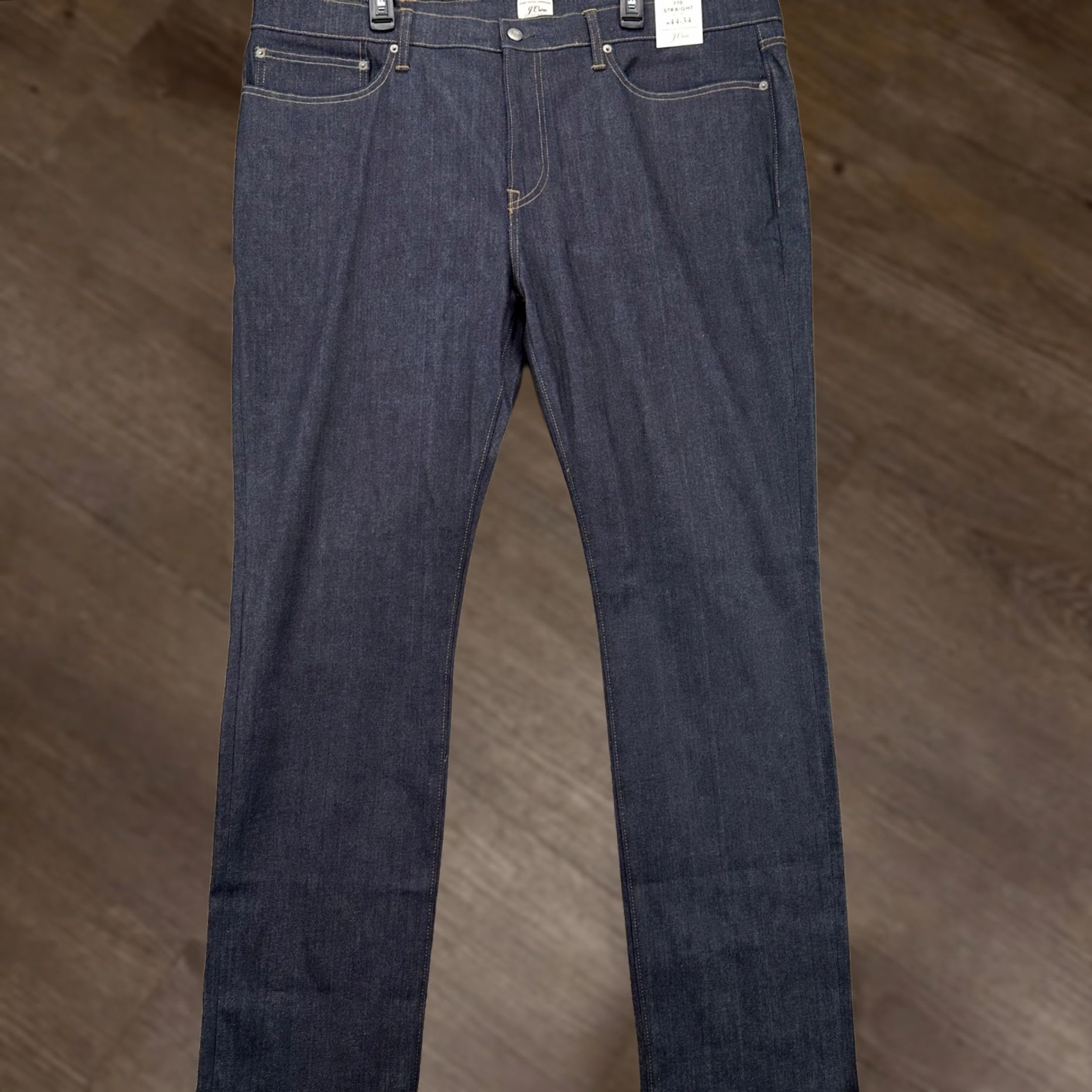 Vintage VINTAGE J Crew Mens 770 Straight Leg Jeans 44X34 Blue Kurabo Premium Japanese Denim NEW Size US 44 / EU 60 - 1 Thumbnail