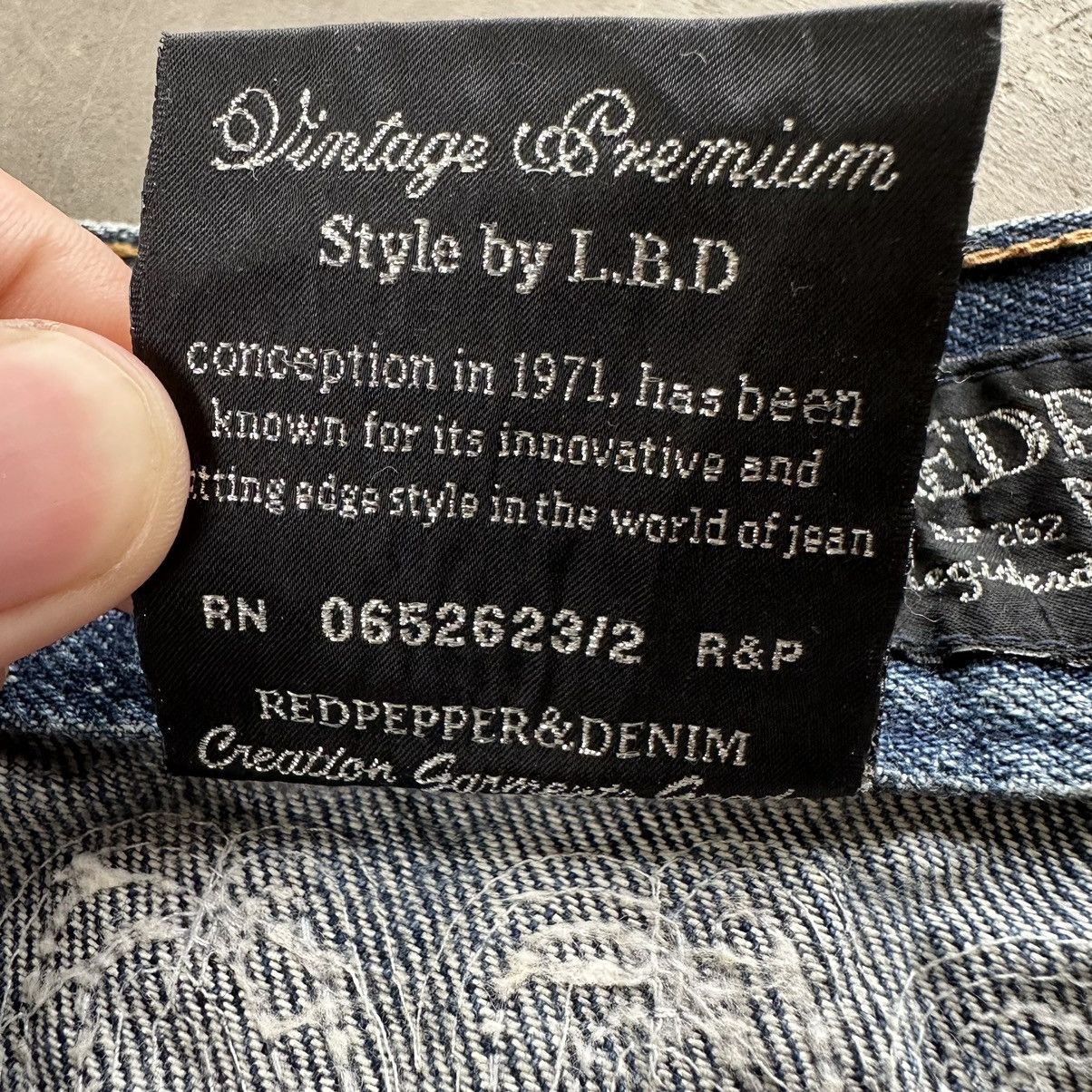 Japanese Brand Vintage Japanese PUNK Raw Faded Denim Jean Japan Size 34 Size US 34 / EU 50 - 10 Thumbnail