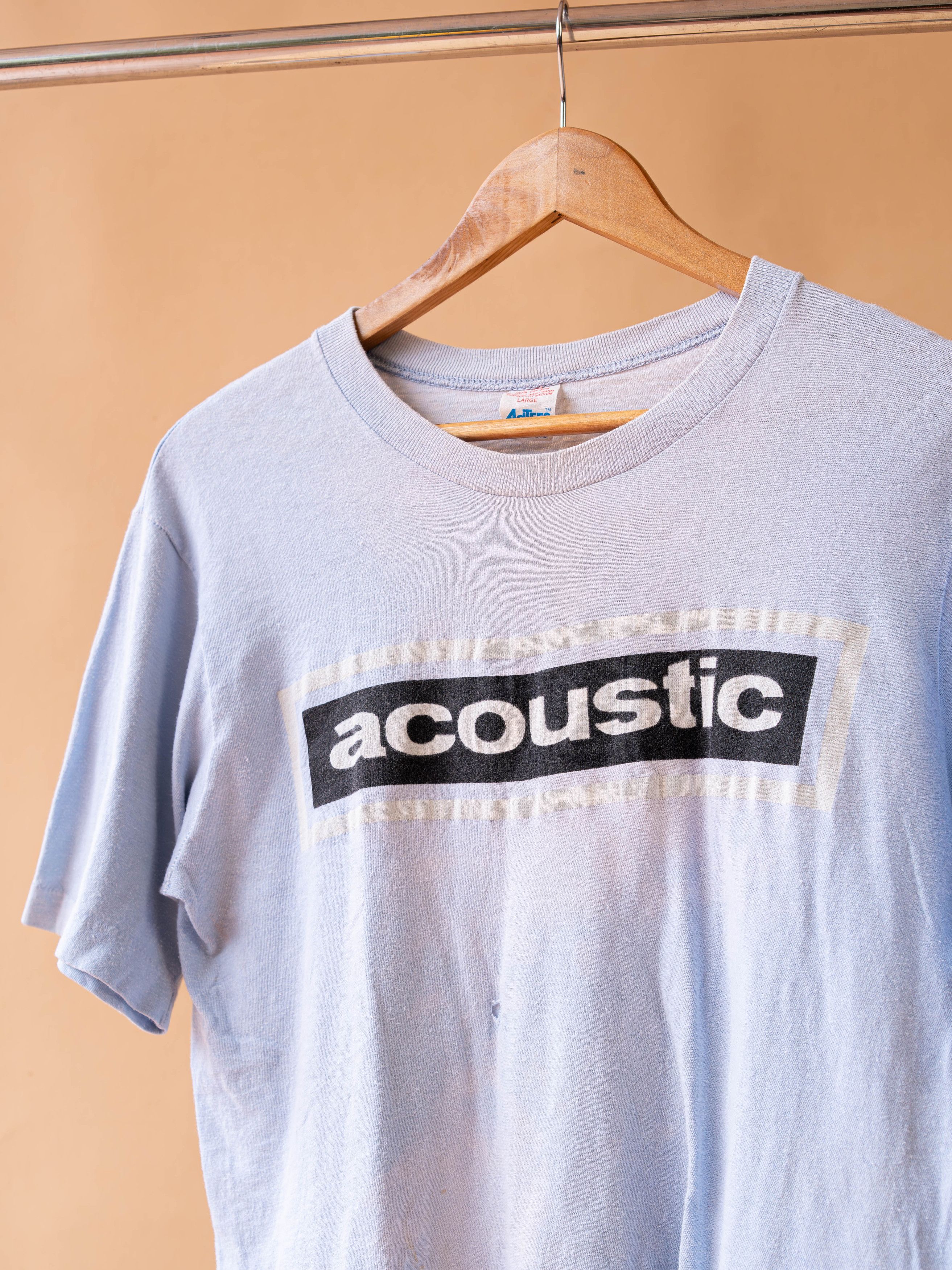 Vintage 1970s Acoustic Script Tee Size US M / EU 48-50 / 2 - 1 Thumbnail